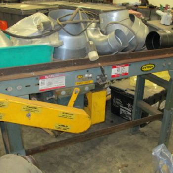 Hytrol Flat Belt Powered Conveyor 12" Wide x 66 Long 1/3 HP (#15671)