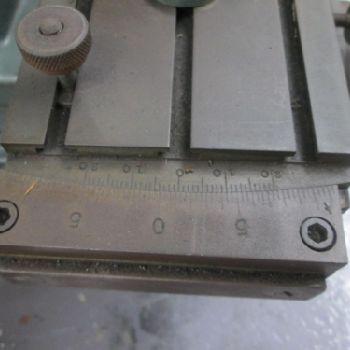 E.F. Haeger &amp; Son 8-1/8" X 3-1/4 Stage Vintage Table Top Microscope Good Resto Project (#16680); E.F. Haeger &amp; Son 8-1/8 X 3-1/4 Stage Vintage Table Top Microscope Good Resto Project