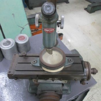 E.F. Haeger &amp; Son 8-1/8" X 3-1/4 Stage Vintage Table Top Microscope Good Resto Project (#16680); E.F. Haeger &amp; Son 8-1/8 X 3-1/4 Stage Vintage Table Top Microscope Good Resto Project