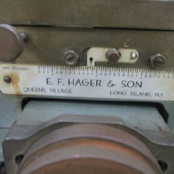 E.F. Haeger &amp; Son 8-1/8" X 3-1/4 Stage Vintage Table Top Microscope Good Resto Project (#16680); E.F. Haeger &amp; Son 8-1/8 X 3-1/4 Stage Vintage Table Top Microscope Good Resto Project