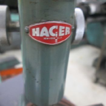 E.F. Haeger &amp; Son 8-1/8" X 3-1/4 Stage Vintage Table Top Microscope Good Resto Project (#16680); E.F. Haeger &amp; Son 8-1/8 X 3-1/4 Stage Vintage Table Top Microscope Good Resto Project