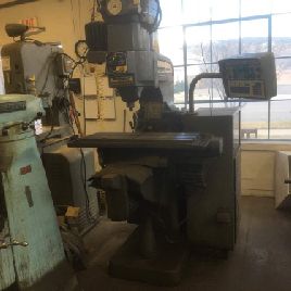 Bridgeport Series 1 42 "Mesa 2Hp Fresadora vertical CNC con husillo 60-4200 rpm (# 15053); Bridgeport Series 1 42 Tabla 2Hp Fresadora vertical CNC con husillo 60-4200 rpm