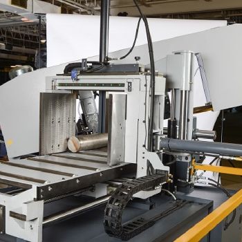 HydMech S-23A 16"H X 20W Rectangular Cap 8.8Hp 75-350 Sfm 208, 240, 480, 575V 3Ph Automatic Band Saw (#15248); HydMech S-23A 16H X 20W Rectangular Cap 8.8Hp 75-350 Sfm 208,240,480,575V 3Ph Automatic Band Saw