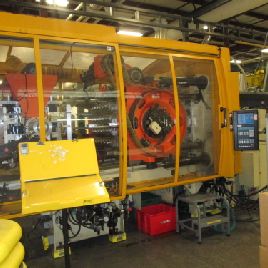 Husky P100 / 100 E100 Multi Cavity Indexing Inj Molding Press 350 toneladas Nuevo 4/2003 (# 17551); Husky P100 / 100 E100 Multi Cavity Indexing Injection Molding Press 350 toneladas Nuevo 4/2003