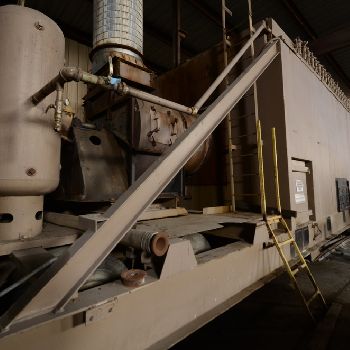 Didion Rotary Reverberatory Melting Furnace Rotates 310° 14 Tons/day 30 Million BTU (#15227); 30 Foot Didion Rotary Reverberatory Furnace Rotates 310 Degrees 14 Tons/Day 30 Million BTU