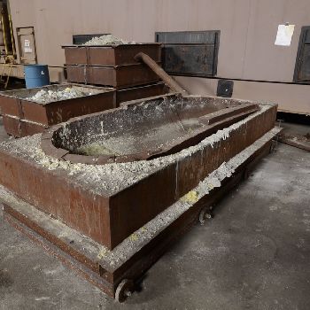 Didion Rotary Reverberatory Melting Furnace Rotates 310° 14 Tons/day 30 Million BTU (#15227); 30 Foot Didion Rotary Reverberatory Furnace Rotates 310 Degrees 14 Tons/Day 30 Million BTU