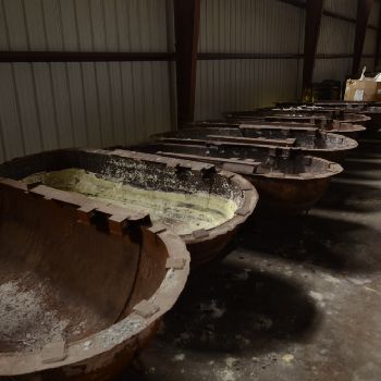 Didion Rotary Reverberatory Melting Furnace Rotates 310° 14 Tons/day 30 Million BTU (#15227); 30 Foot Didion Rotary Reverberatory Furnace Rotates 310 Degrees 14 Tons/Day 30 Million BTU