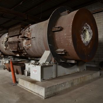 Didion Rotary Reverberatory Melting Furnace Rotates 310° 14 Tons/day 30 Million BTU (#15227); 30 Foot Didion Rotary Reverberatory Furnace Rotates 310 Degrees 14 Tons/Day 30 Million BTU