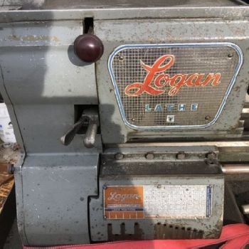Logan 12" Swing Over Bed 24 Between Centers 3Ph Engine Lathe W/3-Jaw Chuck (#18187); Logan 12 Swing Over Bed 24 Between Centers 3Ph Engine Lathe W/3-Jaw Chuck
