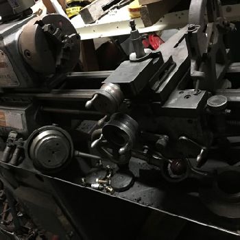 Logan 12" Swing Over Bed 24 Between Centers 3Ph Engine Lathe W/3-Jaw Chuck (#18187); Logan 12 Swing Over Bed 24 Between Centers 3Ph Engine Lathe W/3-Jaw Chuck