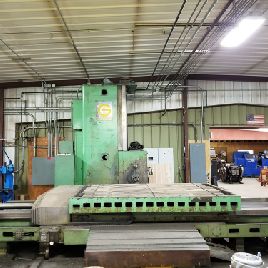 Giddings & amp; Lewis Modelo 65-H5-T 5 "fresadora horizontal CNC con control CamSoft (# 16495); Giddings & amperio; Lewis Modelo 65-H5-T 5 Fresadora horizontal CNC con control CamSoft