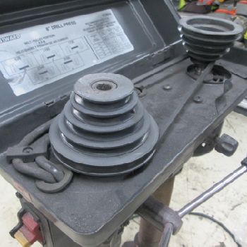 Westward Model 4TM69 120 Volt 1Ph 2" Quill Travel 8 Belt Driven Drill Press (#16808); Westward Model 4TM69 120 Volt 1Ph 2 Quill Travel 8 Belt Driven Drill Press