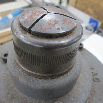 Heinrich Co 1-AC Pneumatic 5C Collet Fixture Up To 1-1/8" Size 120 Max Psi Nice! (#18080); Heinrich Co Model 1-AC Pneumatic 5C Collet Fixture Up To 1-1/8 Size 120 Max Psi Nice!