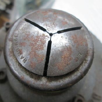 Heinrich Co 1-AC Pneumatic 5C Collet Fixture Up To 1-1/8" Size 120 Max Psi Nice! (#18080); Heinrich Co Model 1-AC Pneumatic 5C Collet Fixture Up To 1-1/8 Size 120 Max Psi Nice!