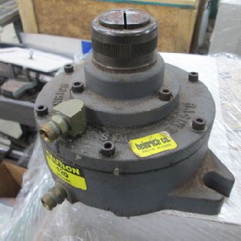 Heinrich Co 1-AC Pneumatic 5C Collet Fixture Up To 1-1/8" Size 120 Max Psi Nice! (#18080); Heinrich Co Model 1-AC Pneumatic 5C Collet Fixture Up To 1-1/8 Size 120 Max Psi Nice!