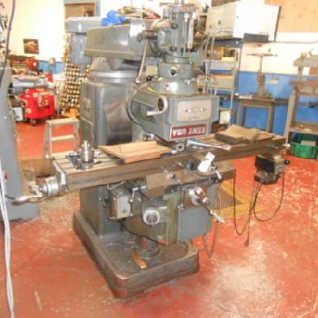 1988 Kent Mill, Model KTM-3VK, 50" Table, Mitutoyo DRO, Power Feed (#12939)