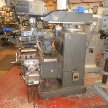 1988 Kent Mill, Model KTM-3VK, 50" Table, Mitutoyo DRO, Power Feed (#12939)