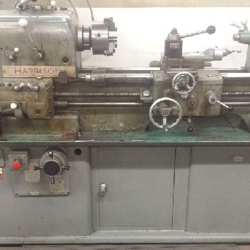 Harrison Model 13MD 36"Bed Length 7Swing 440 Volt 3Ph Tool Room Lathe W/83 Jaw Chuck (#13488); Harrison 36Bed Length 7Swing 440 Volt 3Ph Tool Room Lathe W/83 Jaw Chuck