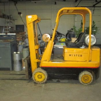 Hyster Model 850C 5000 lb Max Cap LPG Forklift W/ Monotrol Control &amp; Sideshifter Running! (#13491); Hyster Model 850C 5,000 lb Max Cap LPG Forklift W/ Monotrol Control &amp; Sideshifter Running!