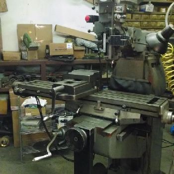 Sharpe LMV 42"Table 3Hp 220/440 Volt 3Ph Milling Machine W/Proto Trak D.R.O (#17161); Sharpe LMV 42Table 3Hp 220/440 Volt 3Ph Milling Machine W/Proto Trak D.R.O