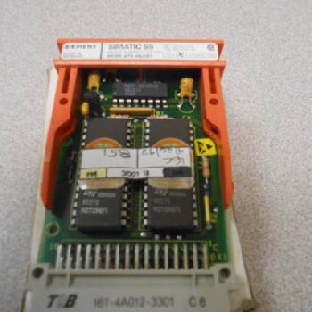 Two Siemen Simatic S5 Memory Modules, 6ES5 375-1LA61, 64K x 8Bit, Good Condition (#13869); Two Siemen Simatic S5 Memory Modules, 6ES5 375-1LA61, 64K x 8 Bit, Good Cond