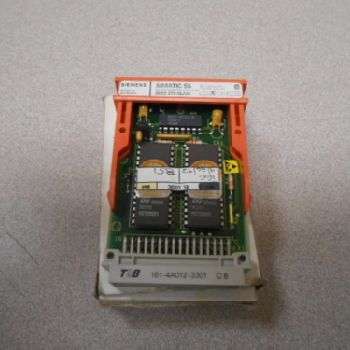 Two Siemen Simatic S5 Memory Modules, 6ES5 375-1LA61, 64K x 8Bit, Good Condition (#13869); Two Siemen Simatic S5 Memory Modules, 6ES5 375-1LA61, 64K x 8 Bit, Good Cond