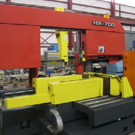 Amada Model HA-700 27.6" X 31.5 10Hp 3Ph Auto Horizontal Band Saw New 1986 (#16850); Amada Model HA-700 27.6 X 31.5 10Hp 3Ph Auto Horizontal Band Saw New 1986