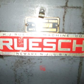 Ruesch 5"Opening Model 3-277 11 Roll Parts Flatting Machine Nice Working Cond! (#14638); Ruesch 5Opening Model 3-277 11 Roll Parts Flatting Machine Nice Working Cond!