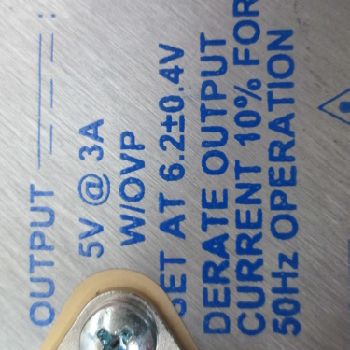 Condor HB5-3/OVP-A+ 100,120,215,230/240V Input To 5V At 3 Amp Output Tested (#15183); Condor HB5-3/OVP-A+ 100,120,215,230/240V Input To 5V At 3 Amp Output Tested