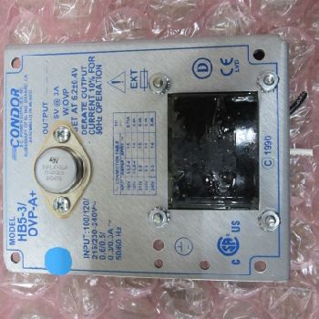Condor HB5-3/OVP-A+ 100,120,215,230/240V Input To 5V At 3 Amp Output Tested (#15183); Condor HB5-3/OVP-A+ 100,120,215,230/240V Input To 5V At 3 Amp Output Tested