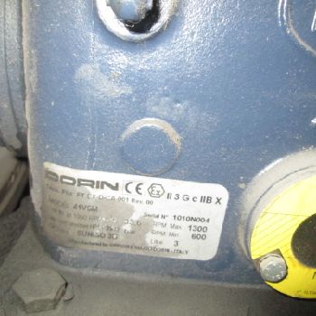 Hansen 750T3PLCS 5 Ton 2 Zone 460V 3Ph Air Cooled Chiller W/Ramco Temp Control (#17805); Hansen 750T3PLCS 5 Ton 2 Zone 460V 3Ph Air Cooled Chiller W/Ramco Temp Control