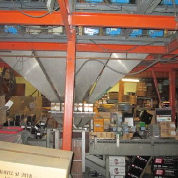 Ohlson Packaging 8 Line Nail Boxing Machine 20 lbs/min w Dumper and Labeler (#17934)