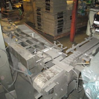 Ohlson Packaging 8 Line Nail Boxing Machine 20 lbs/min w Dumper and Labeler (#17934)