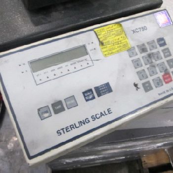Sterling Scale Co Inc XC780N 12 VDC 2 lb X.0002 Lb Capacity 6"X6 Platform Scale (#17650); Sterling Scale Co Inc XC780N 12 VDC 2 lb X.0002 Lb Capacity 6X6 Platform Scale