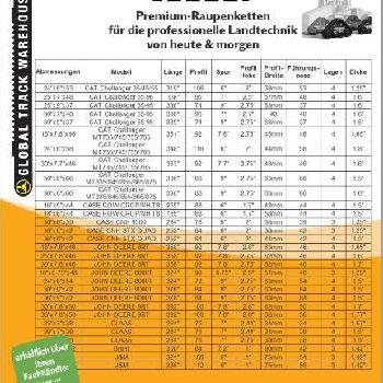 29x7x38 Raupenkette TankTuff