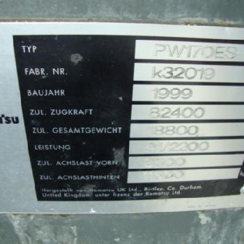 Komatsu PW 170 ES-6K