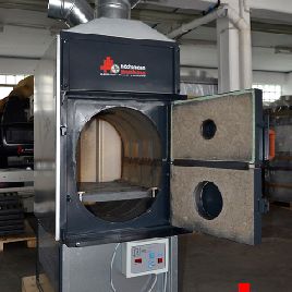 FABBRI warm air oven, F 55 CV with BImSchV2