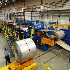 1 - Herr-Voss / Hill-Acme 62" Coil-to-Coil Wet-Type Stainless Steel Coil Grinding &amp; Polishing Line