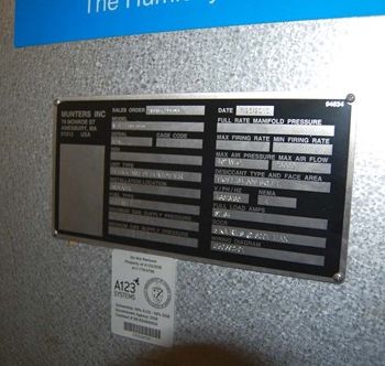 1 - Munters ICA-2200-090 Integrated Custom Dessicant Type Dehumidifier / Air Handling Unit