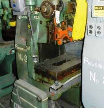 ROUSSELLE 25 TON AIR CLUTCH O.B.I. PUNCH PRESS #6