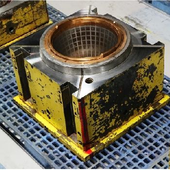 PLASTIC INJECTION MOLD ROUND LAUNDRY BASKET