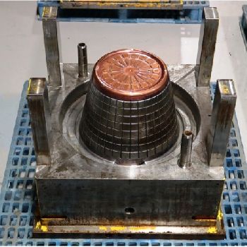 PLASTIC INJECTION MOLD ROUND LAUNDRY BASKET