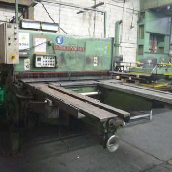 Hydraulic table shear Luther-werke TS-S 20-6