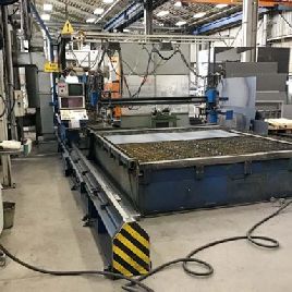 CNC coordinate cutting machine Messer Griesheim Corta P400