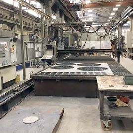 CNC coordinate cutting machine Messer Griesheim CORTA P 3600