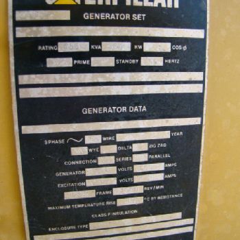 CATERPILLAR 3412 400 KVA