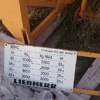 Liebherr tower crane 42 NC / 70