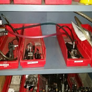 8 TON HAEGER MODEL 824 ONE TOUCH LITE INSERTION PRESS,BOWL FEEDS,PC, MFG:2012 Our stock number: 11369