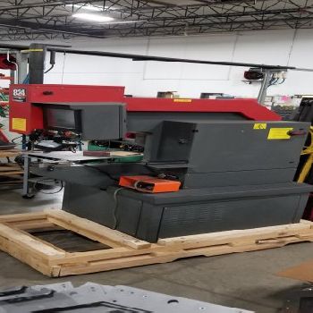 8 TON HAEGER MODEL 824 ONE TOUCH LITE INSERTION PRESS,BOWL FEEDS,PC, MFG:2012 Our stock number: 11369