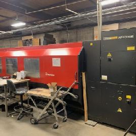 4000 WATT AMADA FO-3015NT, 5' X 10',MFG:2006 TOTAL:56,600 HRS(10/29/19) Our stock number: 11619